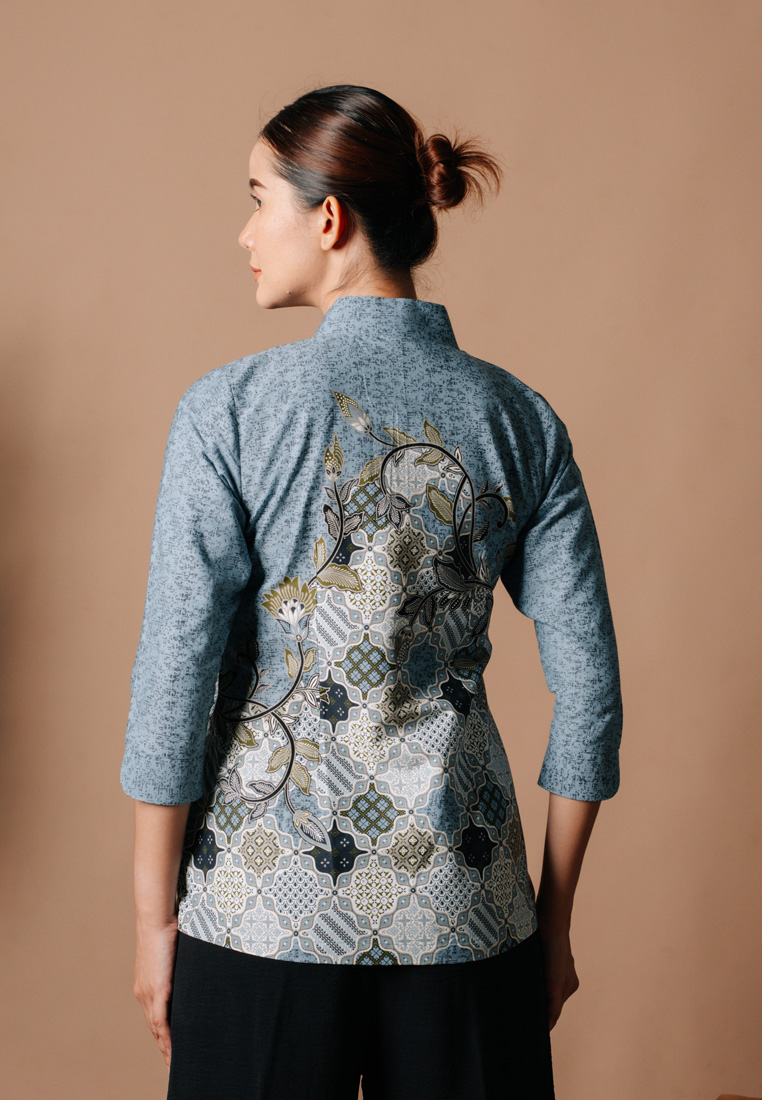 Hadinata Batik Wanita Superfine Blouse Bhalendra Bhiwanda-0